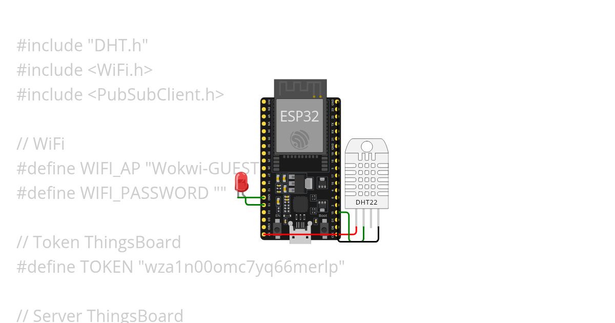 Thingsboard Dhimas XII TAV Monitoring Suhu dan Kelembaban + SAKLAR DHIMAS simulation