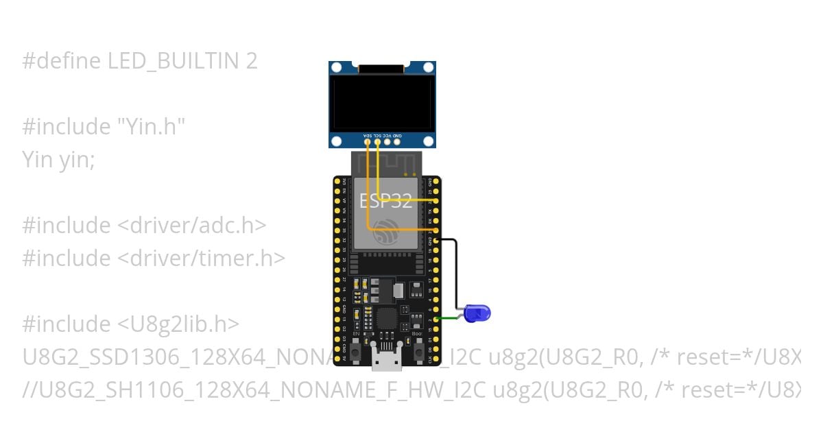 blackscreen ESP32 Yin simulation