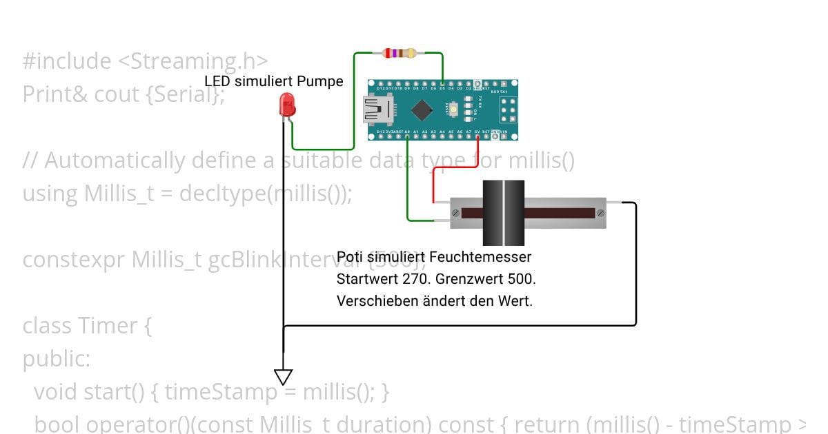 MoistureMeter simulation