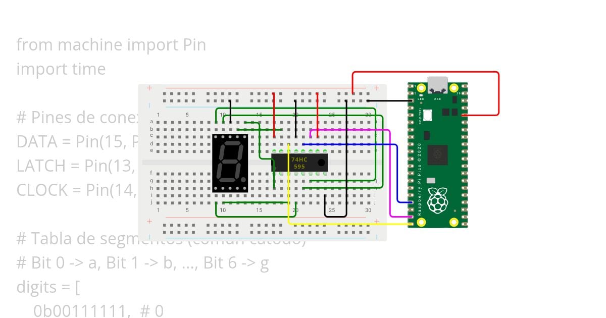 display 7seg con 74hc595