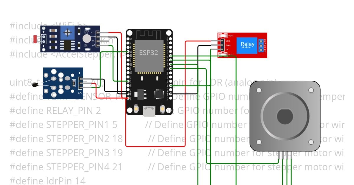  thingspeak stepper  simulation