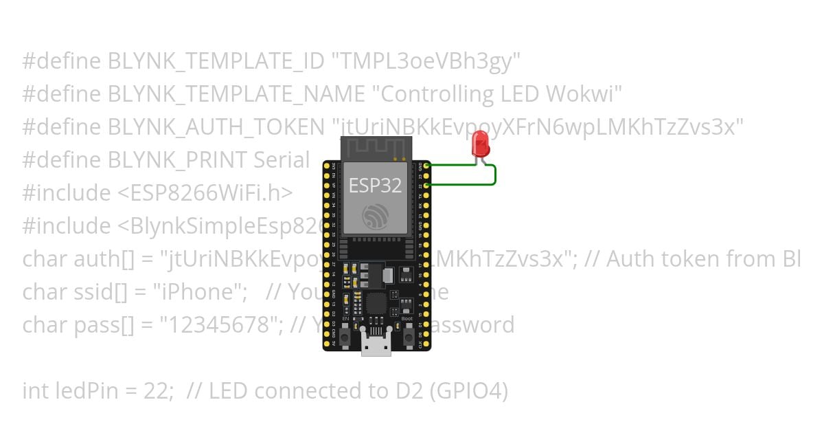 ESP32-Blynk-LED simulation