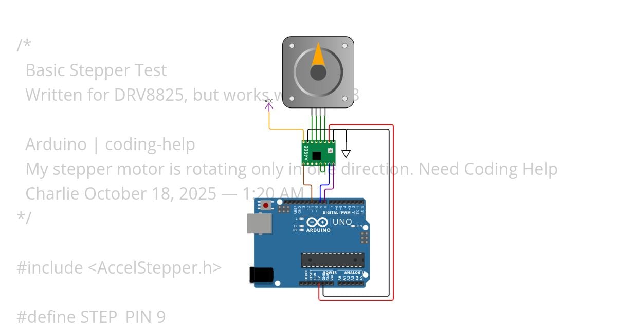 Basic Stepper Test simulation