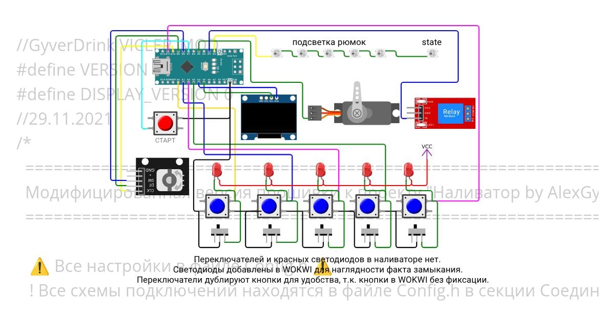 nalivator Drink simulation