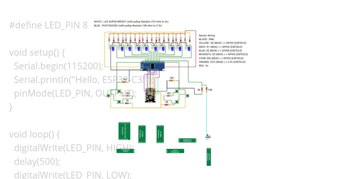 IDLine 10 Sensors simulation