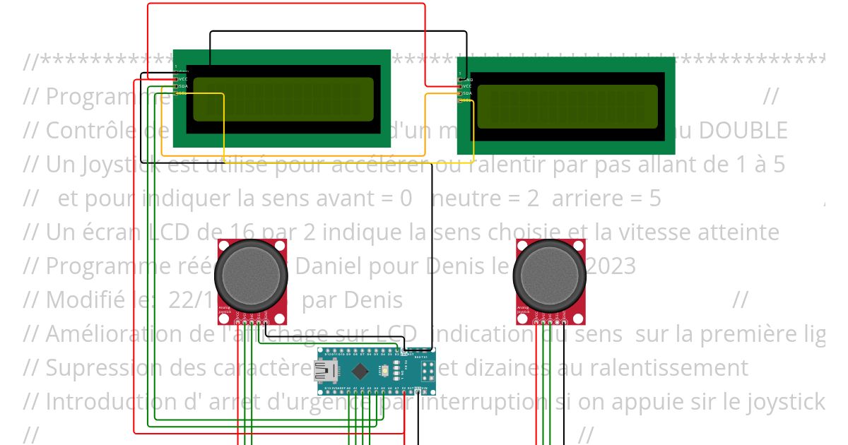 DOUBLE COMMANDE VITESSE TRAIN simulation