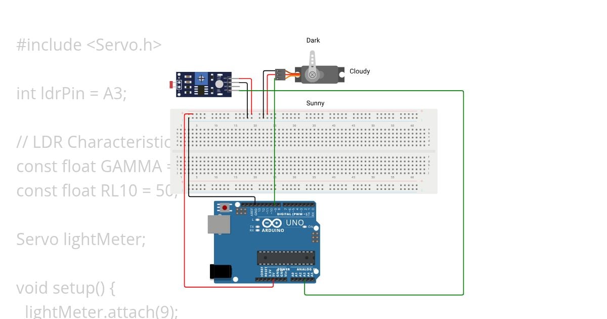 lightMeter_arduino_course simulation