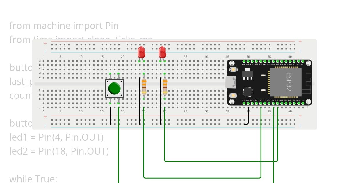 P1 vb 1-2-3-4 clicks simulation