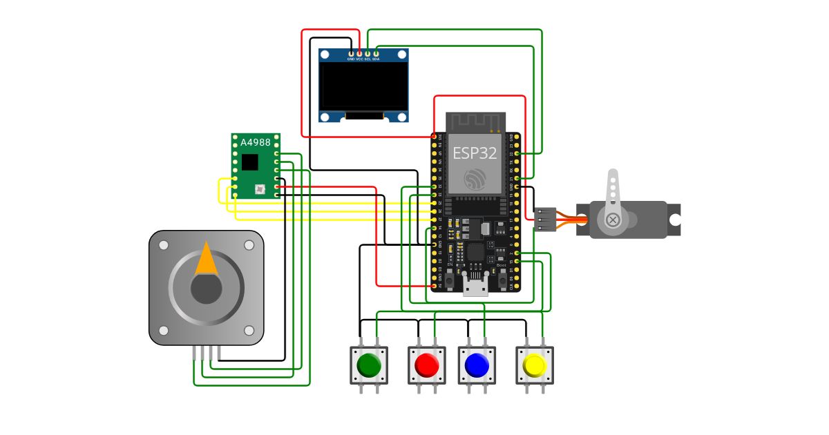 Stepper motor simulation