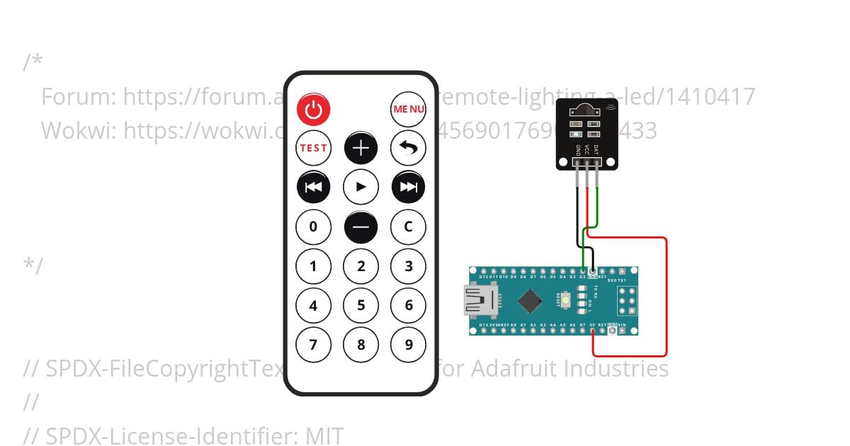 Ir remote  simulation