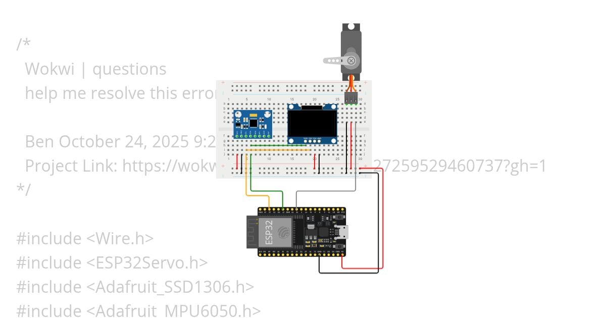 Ben_MPU6050_Device simulation