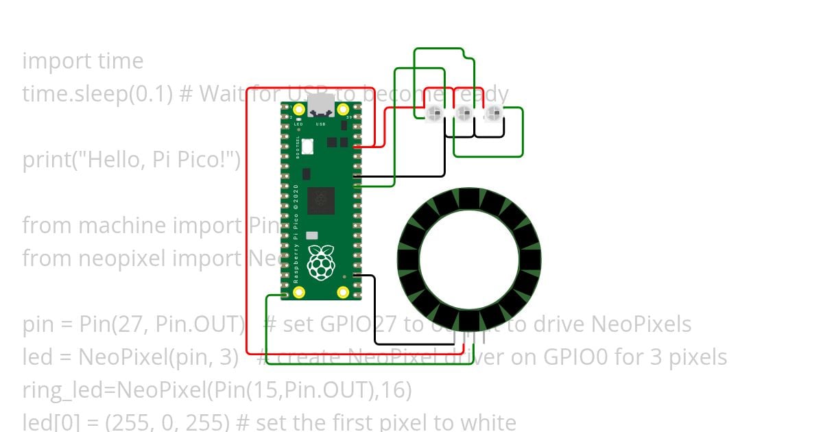neopixel intro simulation