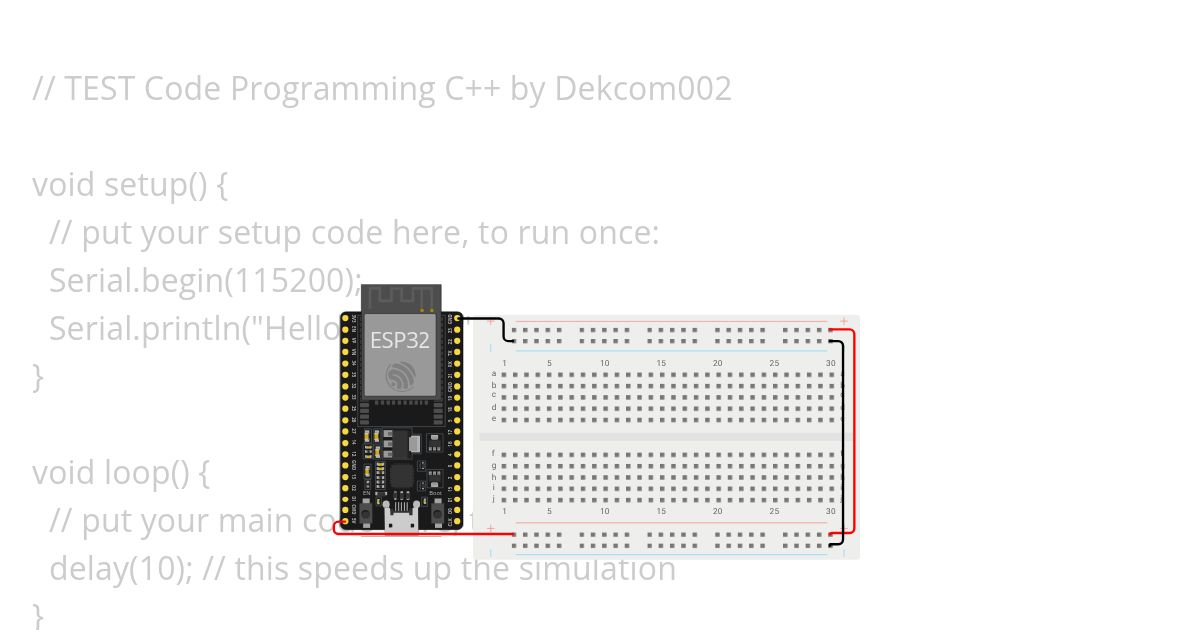 TEST Code Programming C++ by Dekcom002 simulation
