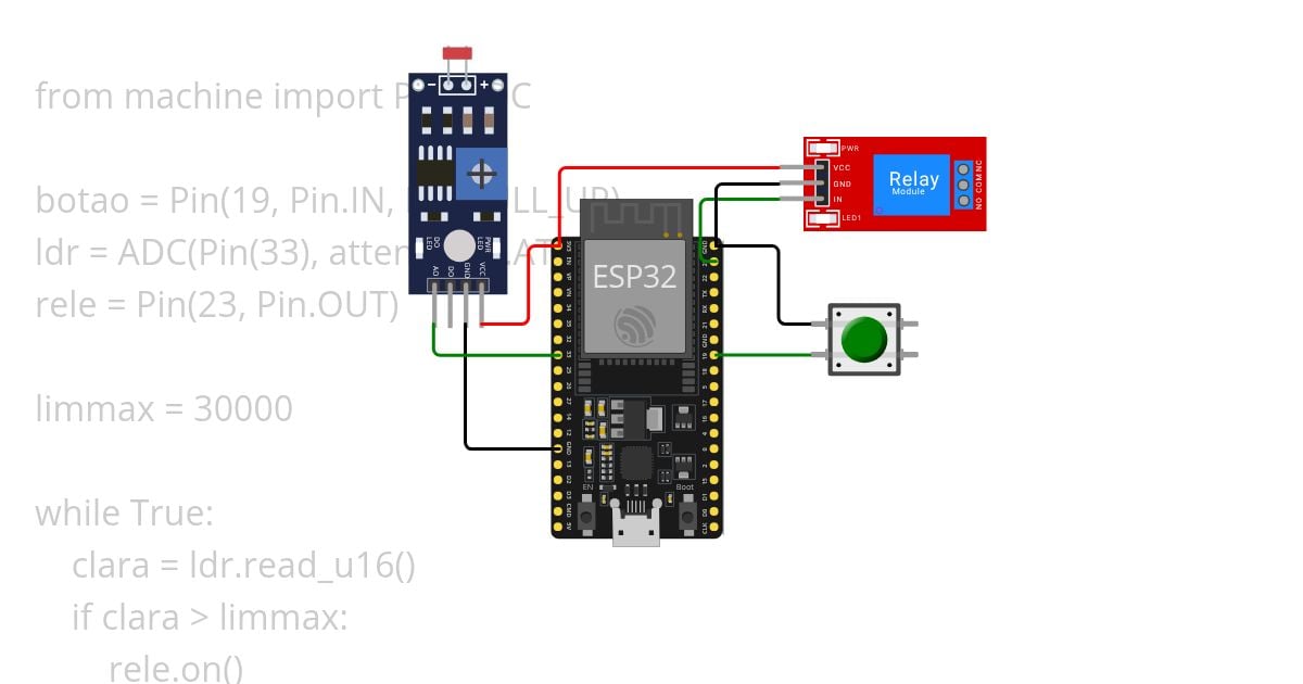 fotocelula simulation