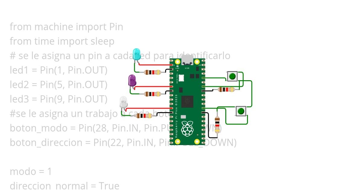 boton pulsador con 4 modos 
