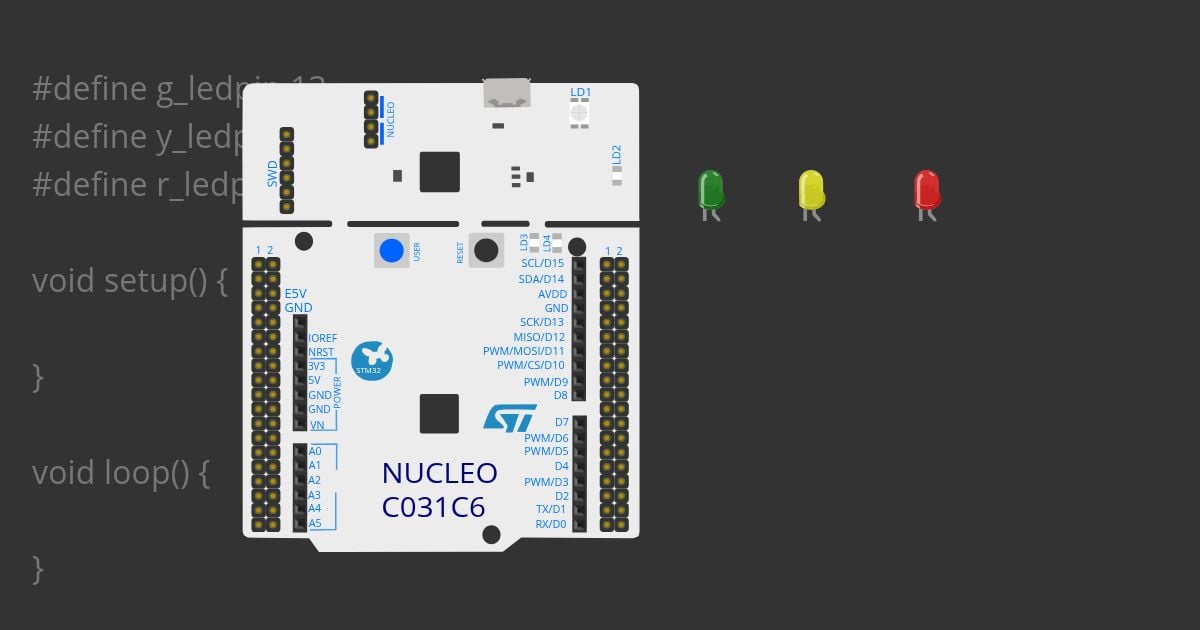 Traffic Light LEDs - Arduino_533