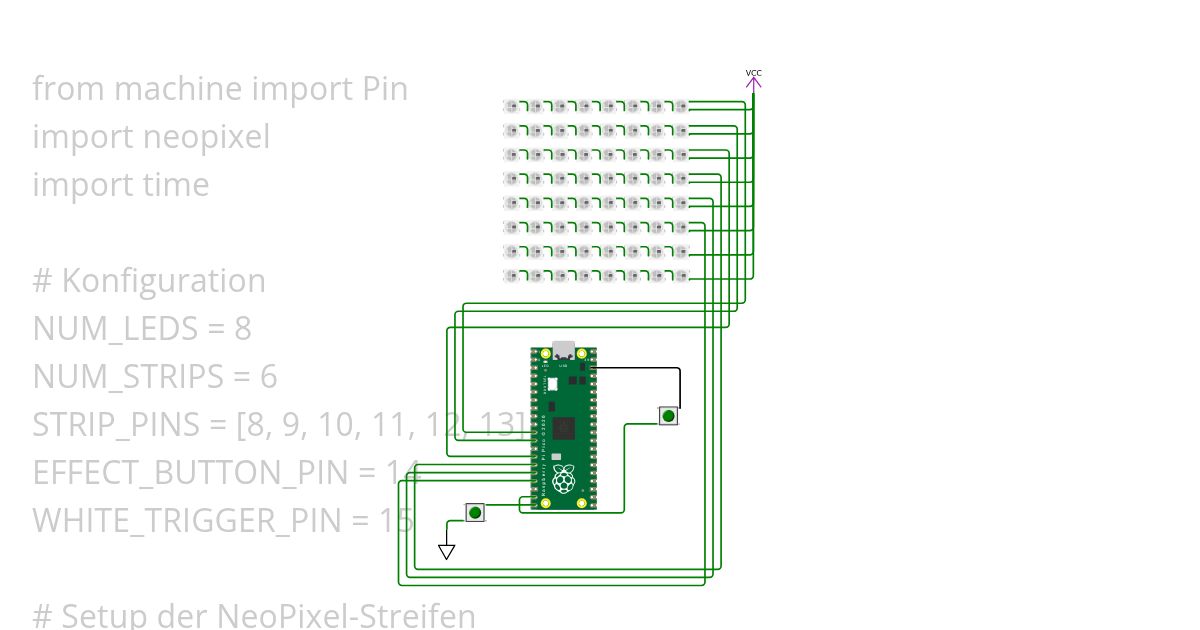 Pico Neopixel Effekte 2 simulation