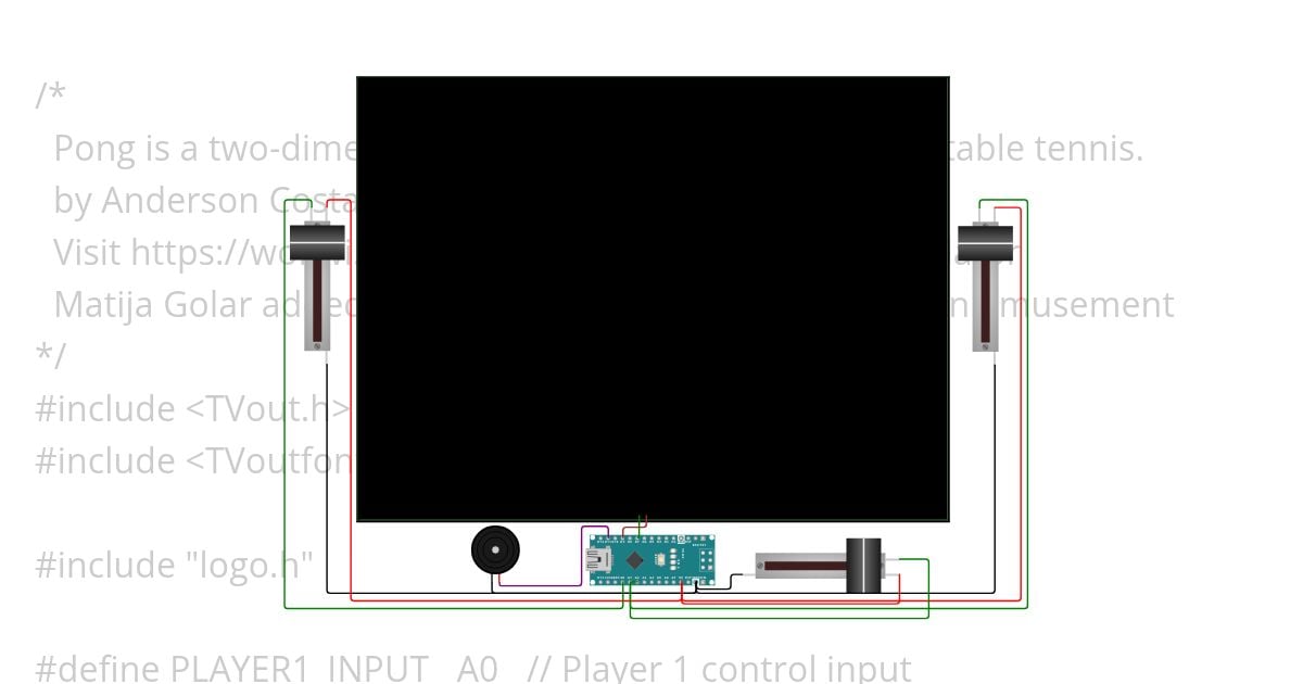 pong.ino - adjustable racket size simulation