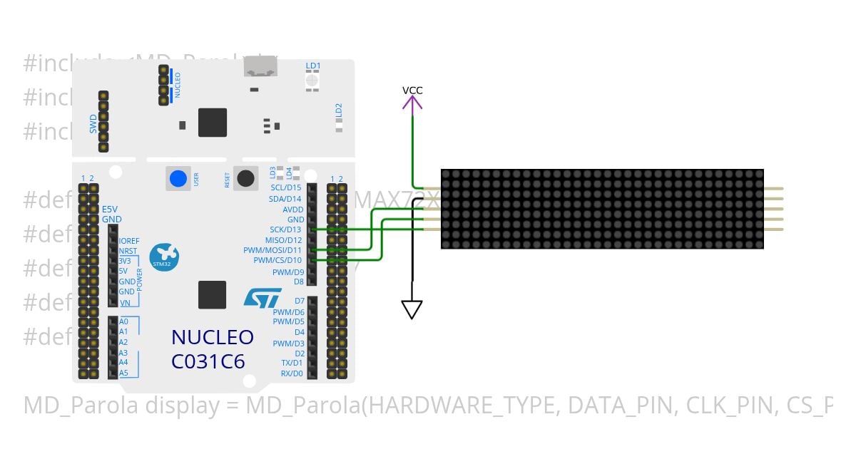 STM-Nucleo-Max simulation
