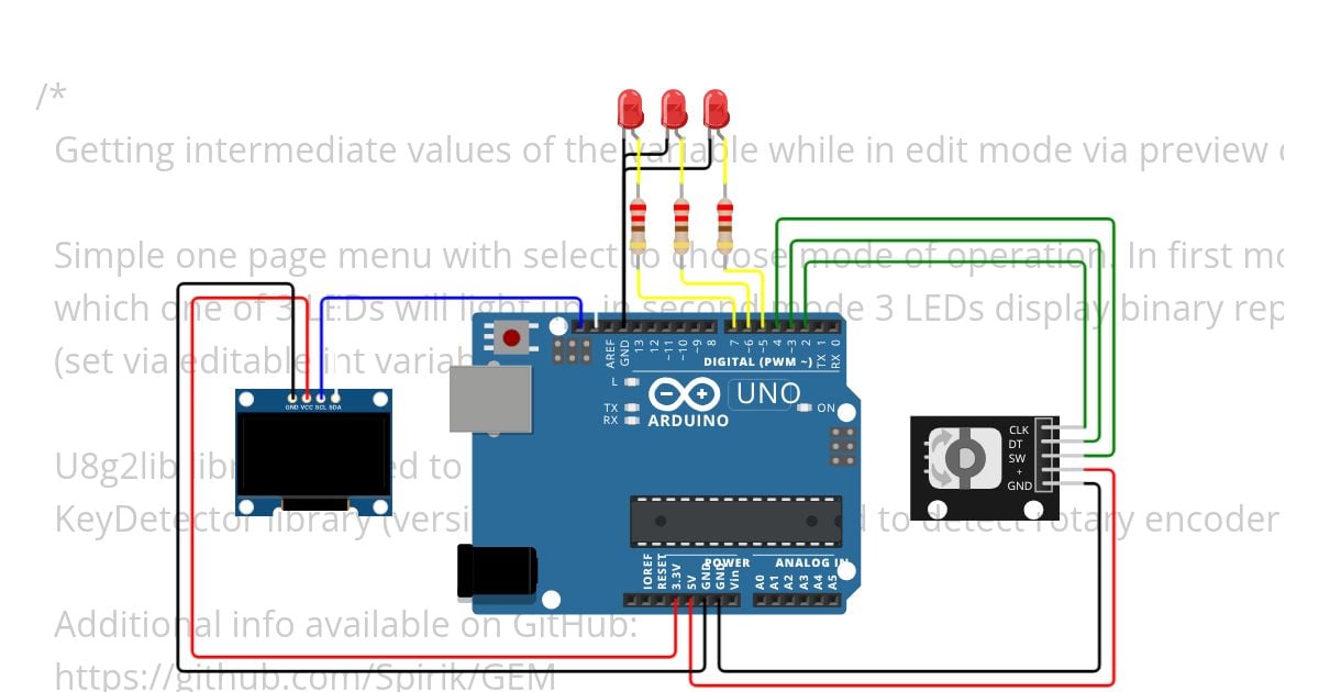 GEM - Preview Callbacks with LEDs! simulation