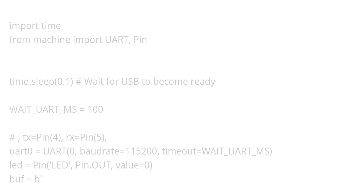 RPiTips - Pico Demo Serial simulation