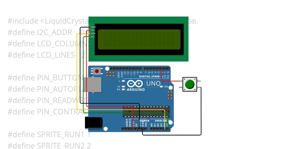 HeroI2c (Running man) simulation
