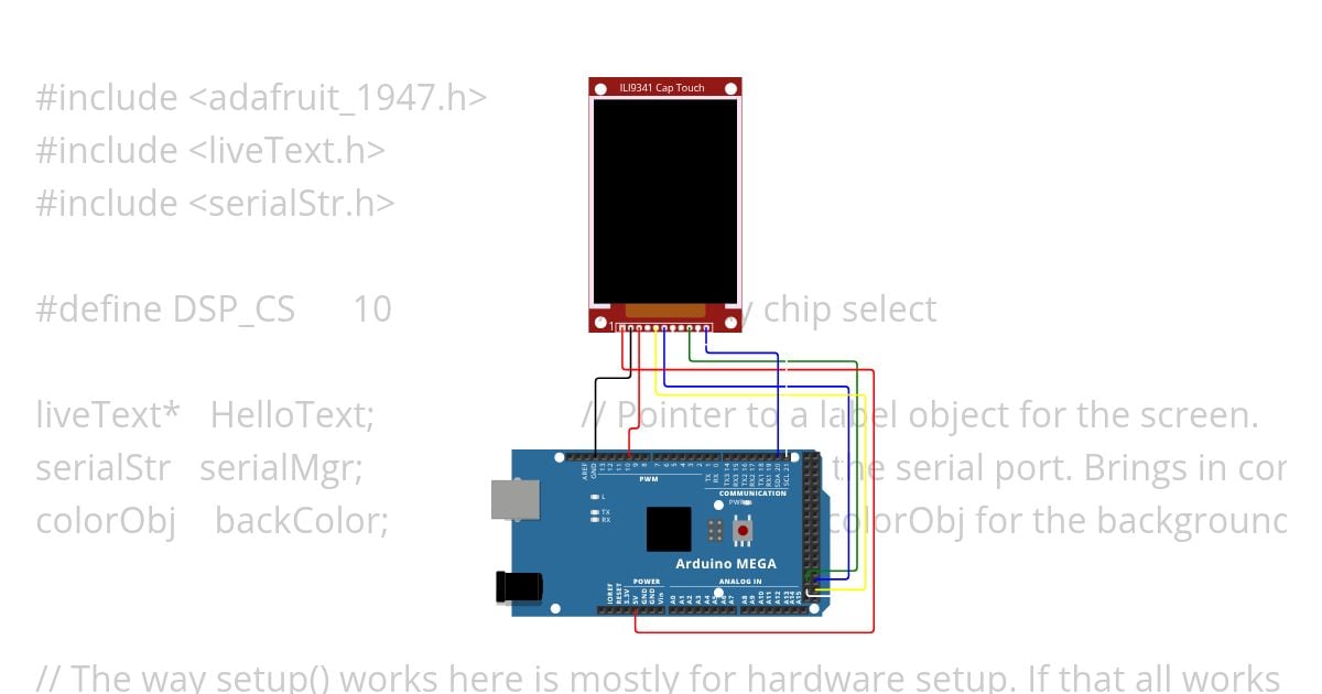EXAMPLE : Left Coast GUI liveText simulation