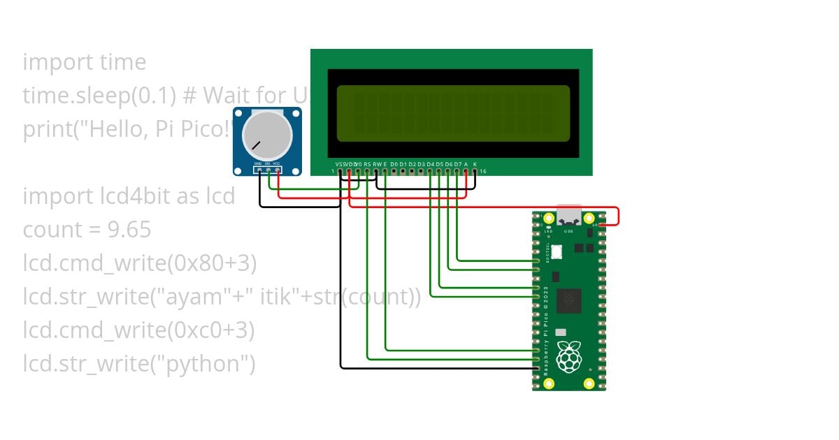 lcd 4bit intro  simulation