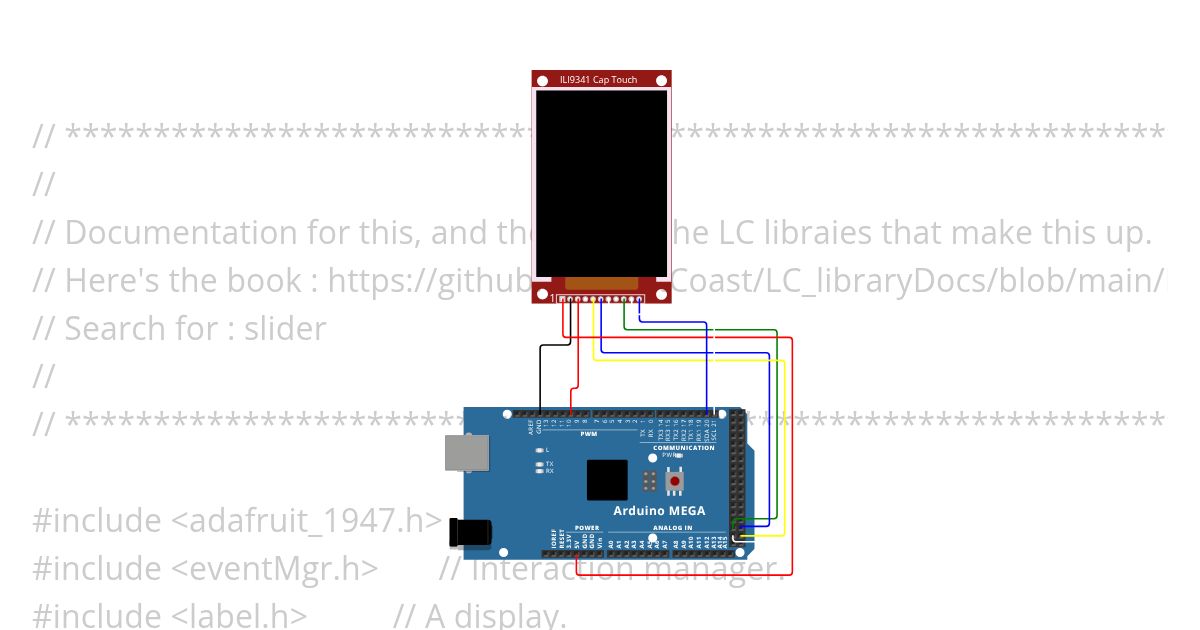 EXAMPLE : Left Coast GUI (Sliders) simulation