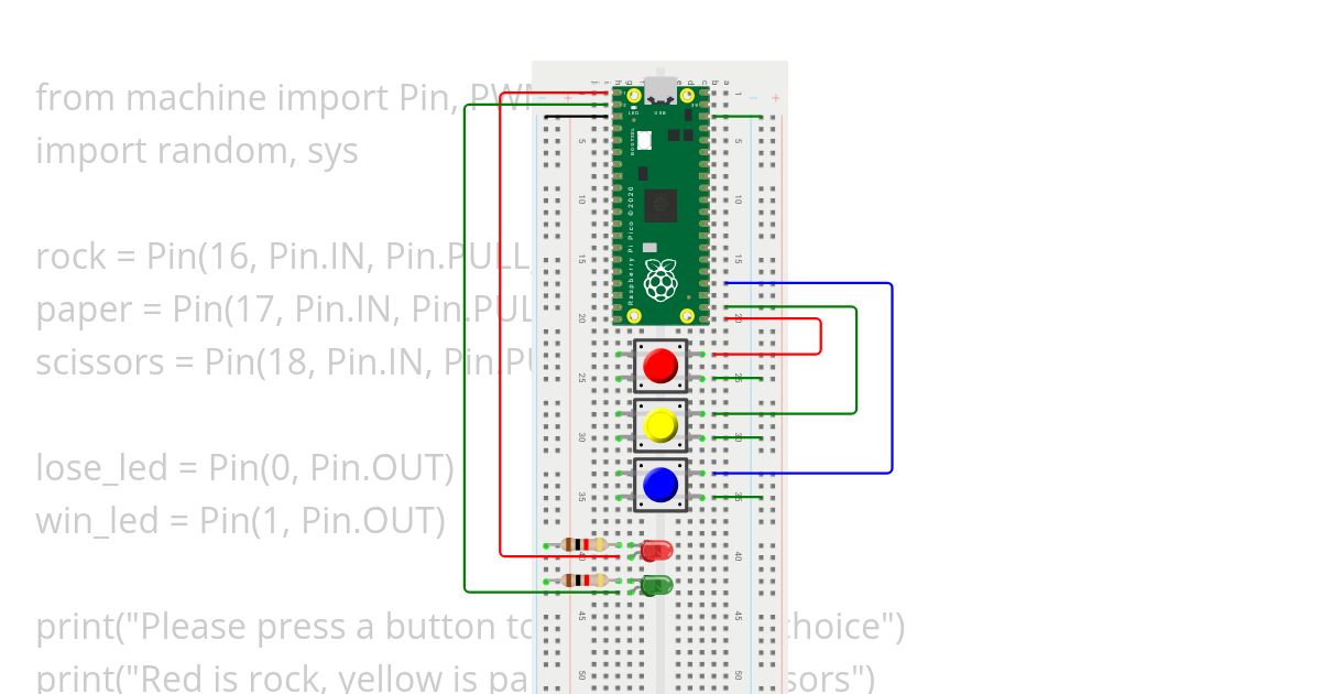 wokwi rock paper scissors