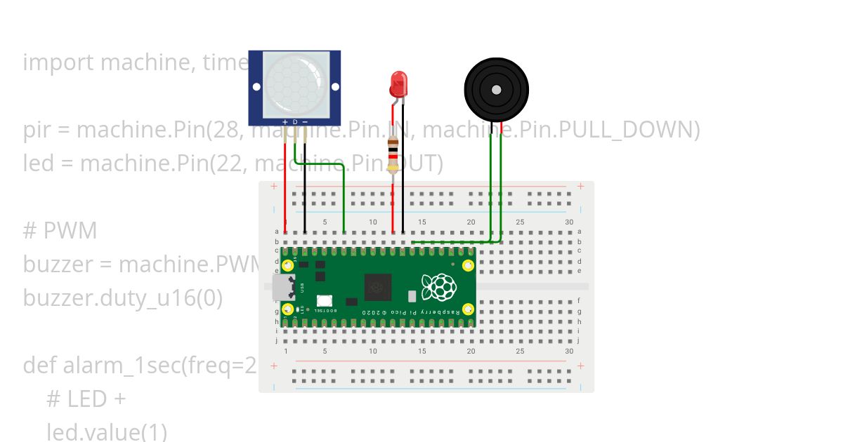 PIR(적외선) 센서+LED Copy