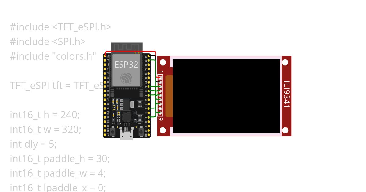 ESP32_eTFT_Pong simulation