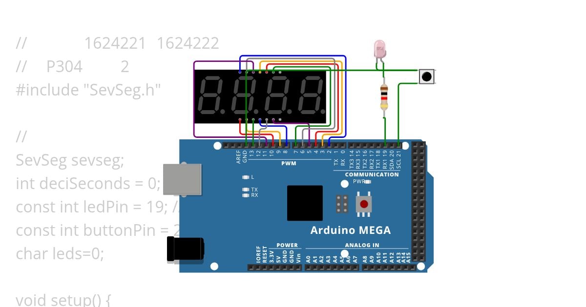 SevSegUARTpro.ino simulation