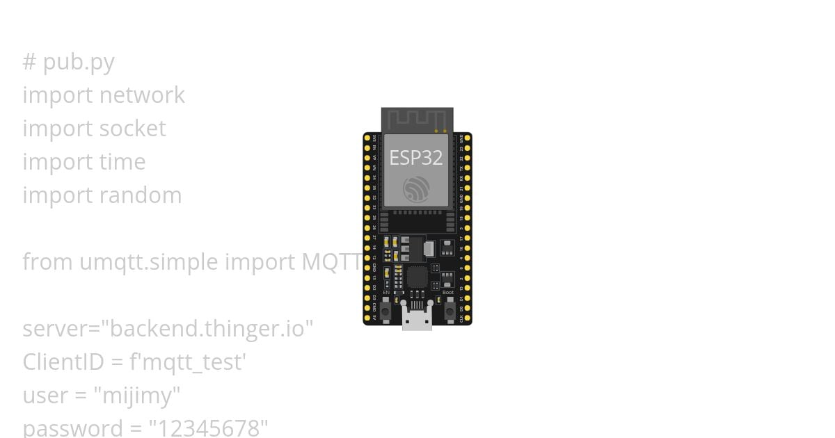 esp32 thinger simulation