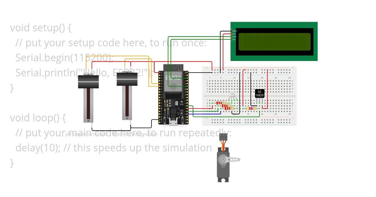 pH Level Monitor simulation