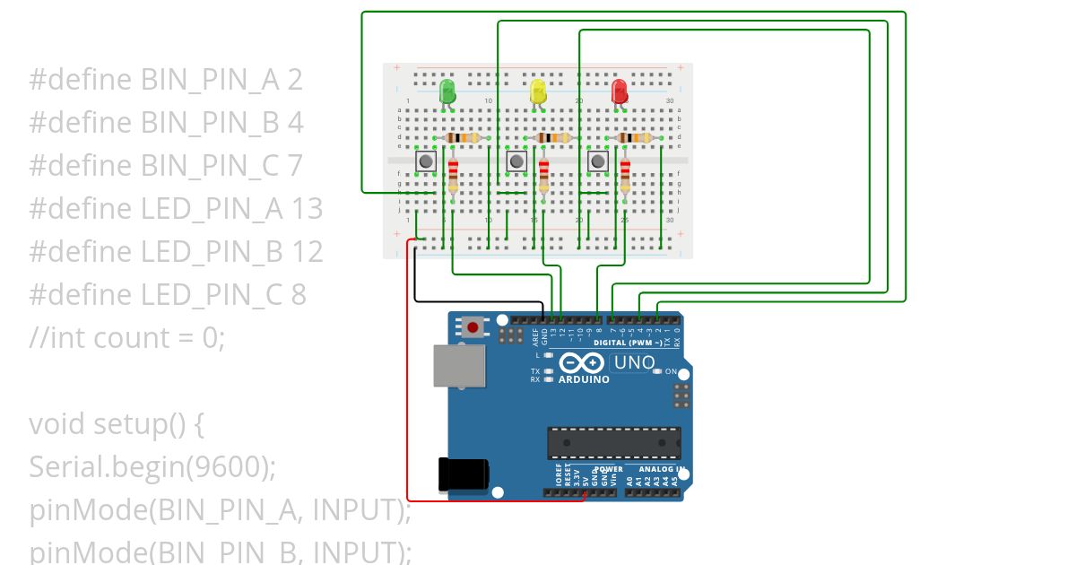 3 кнопки simulation