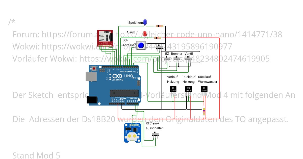 Heizungssteuerung Mod 5 simulation