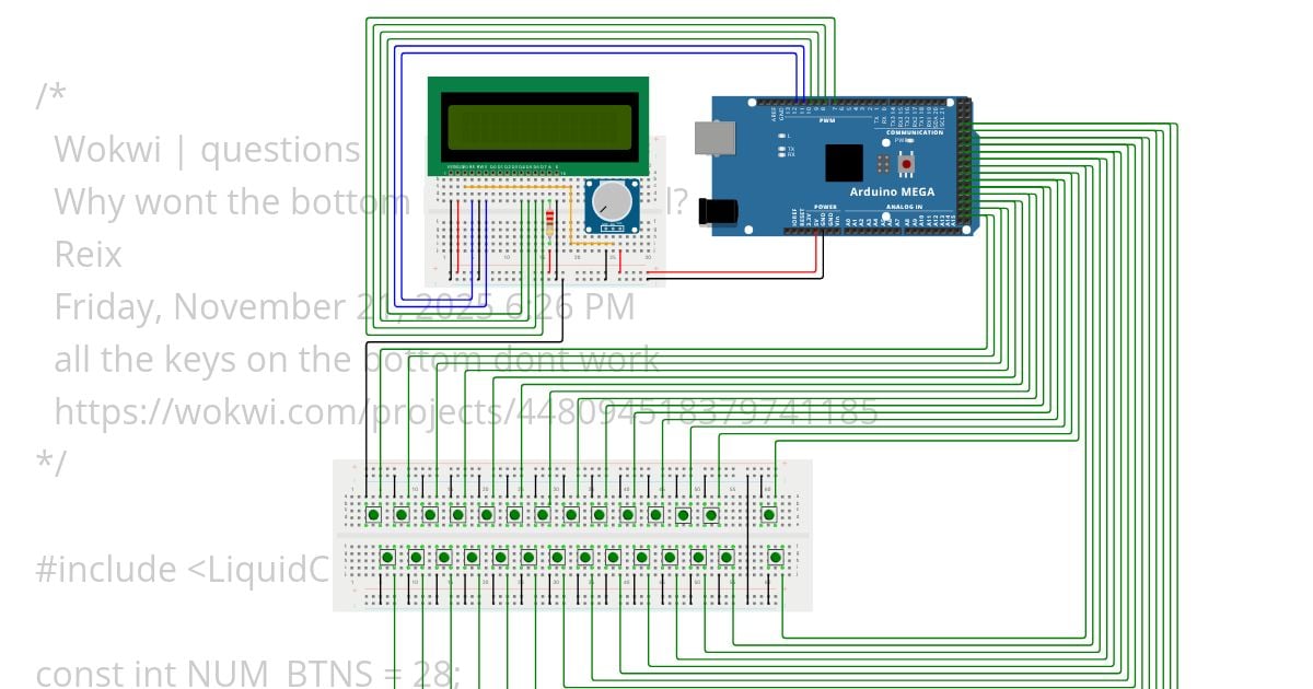 Mega_Keyboard simulation