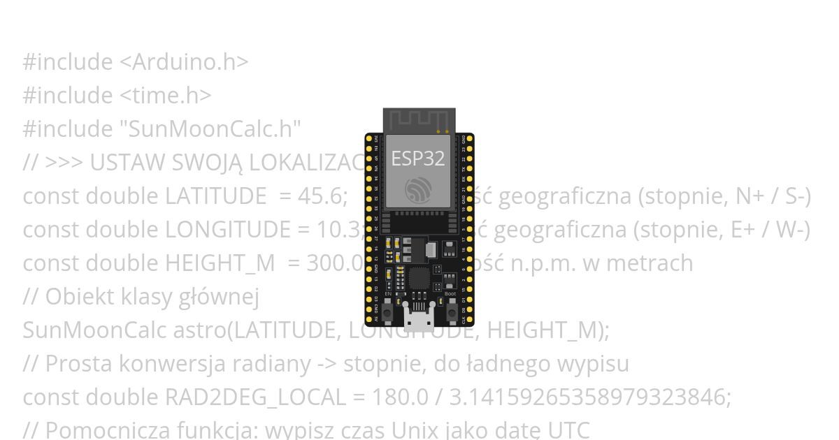 ESP32_SunMoonCalc simulation