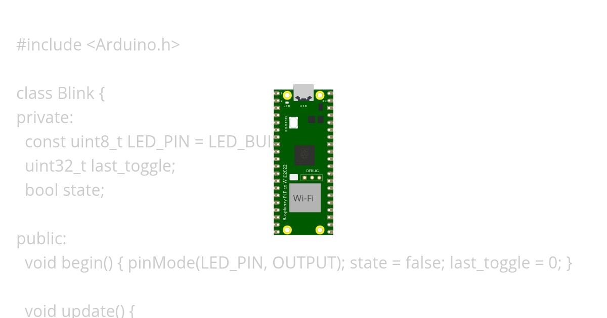 Embedded tasks. Optimize the blink. simulation