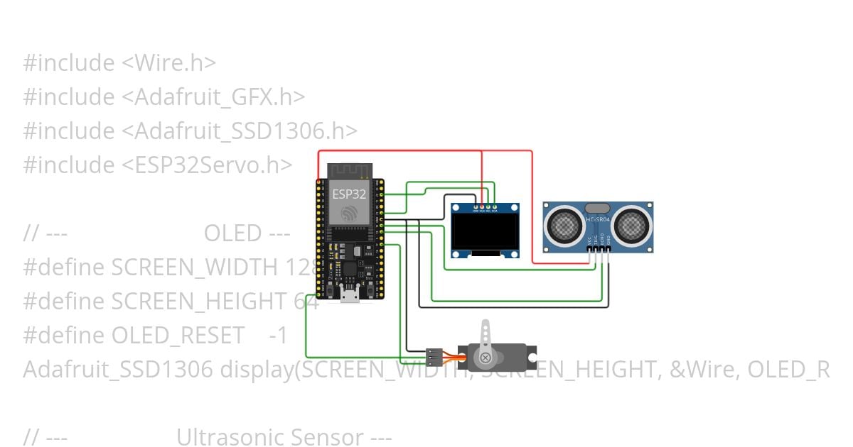 โครงงานไม้กันรถ simulation