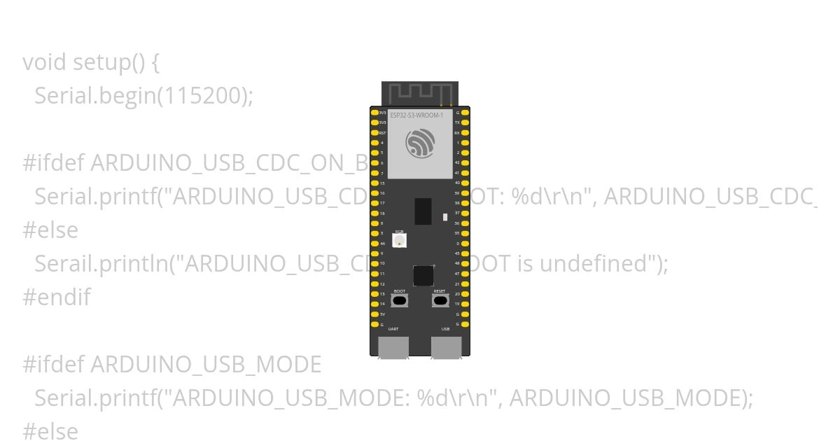 ESP32-S3 Build-Flags simulation