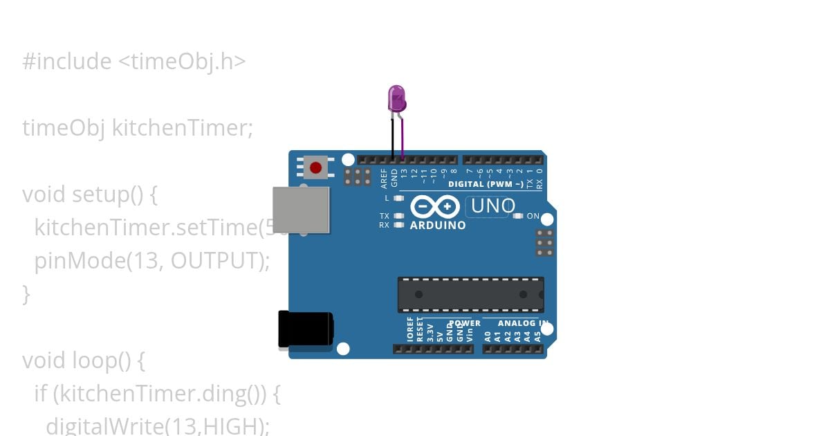 kitchen timer simulation