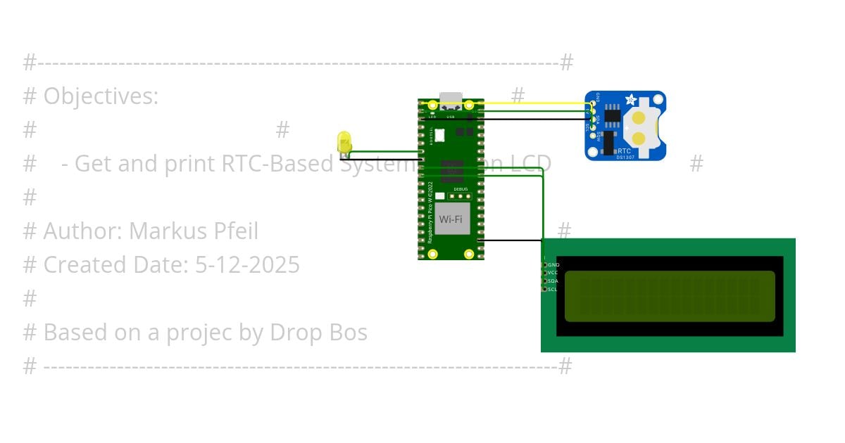 pico-rtc-led-i2c simulation
