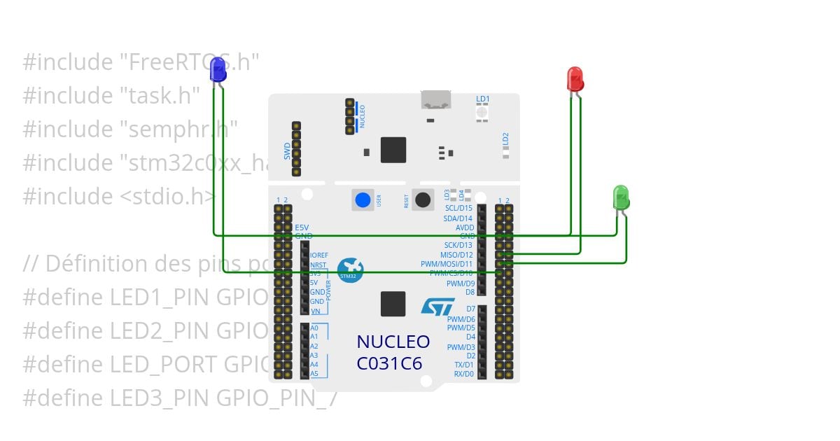 STM32 freertos TP4- Mutex à faire Copy