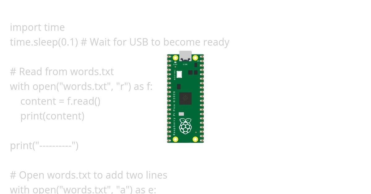 File Handling Example simulation