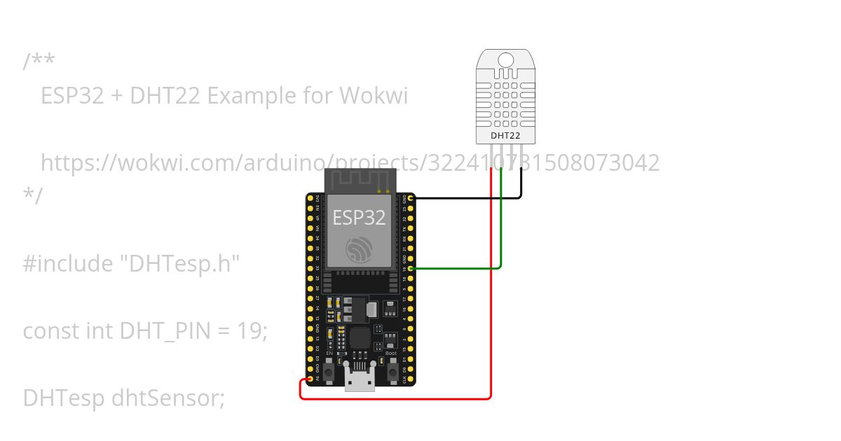 ESP32_DHT22 simulation