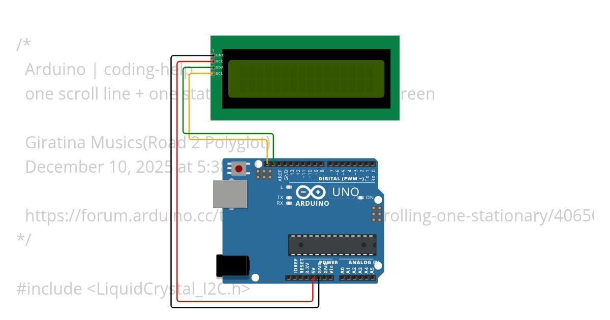 LCD_Static&Scroll simulation
