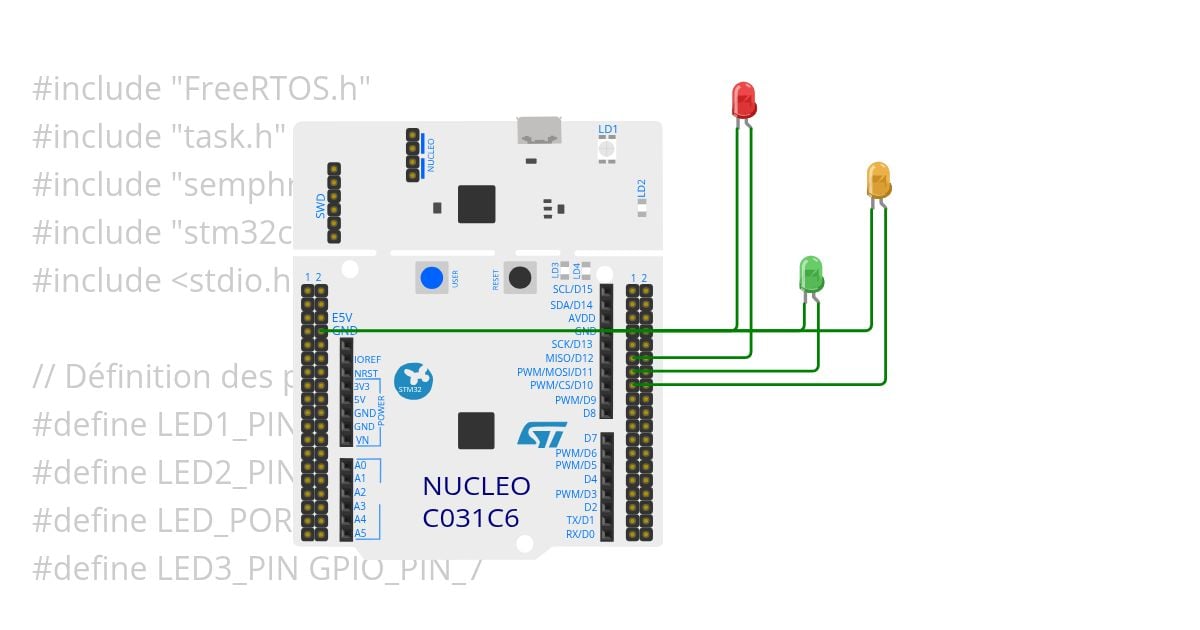 STM32 freertos TP4- Mutex à faire Copy