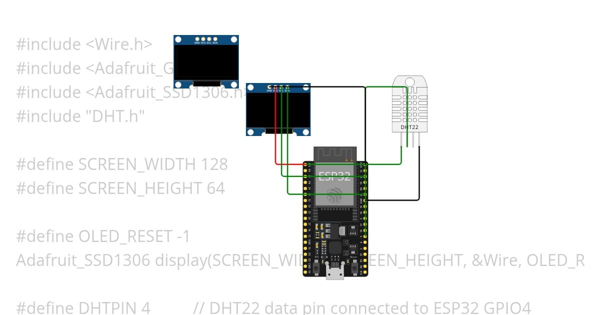 esp32 with dht22